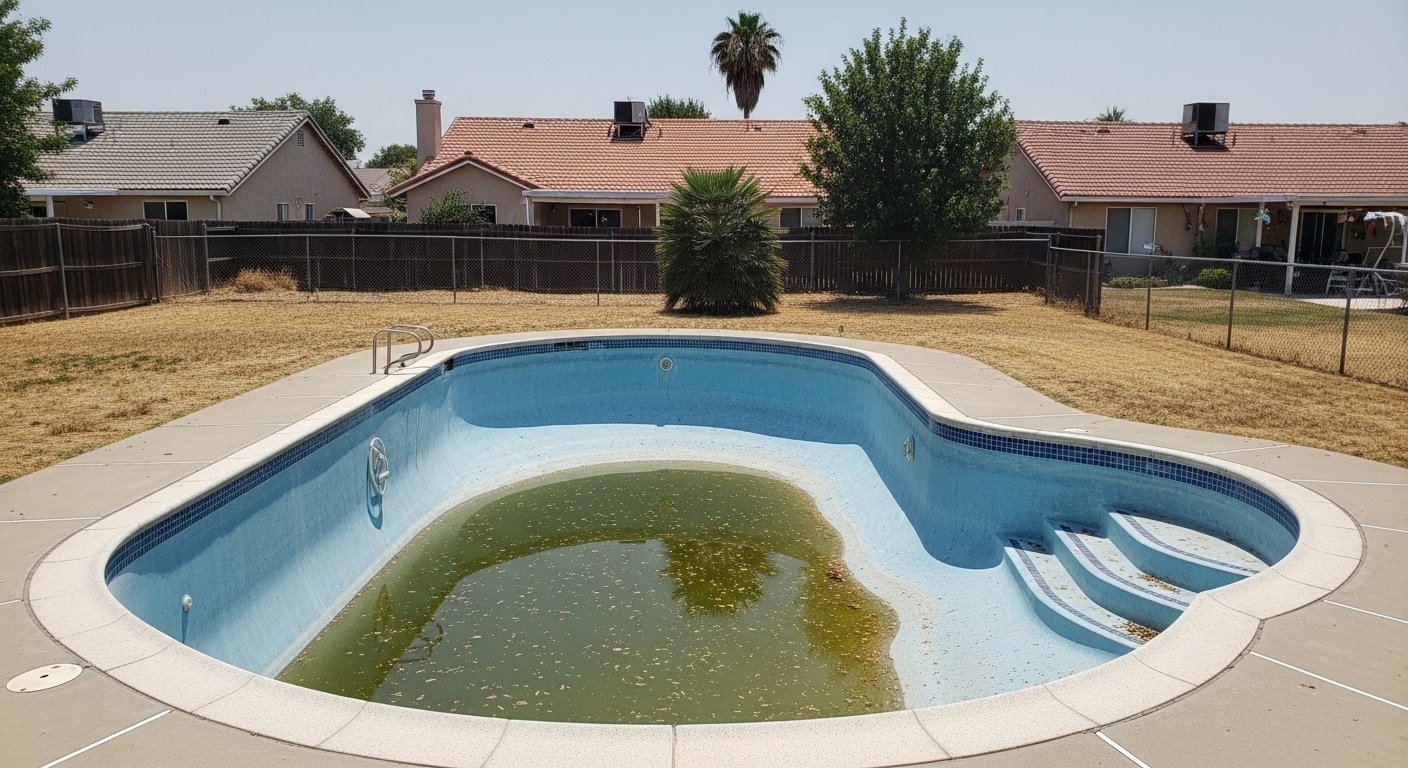 How Much Water Pools Lose in Turlock Summers